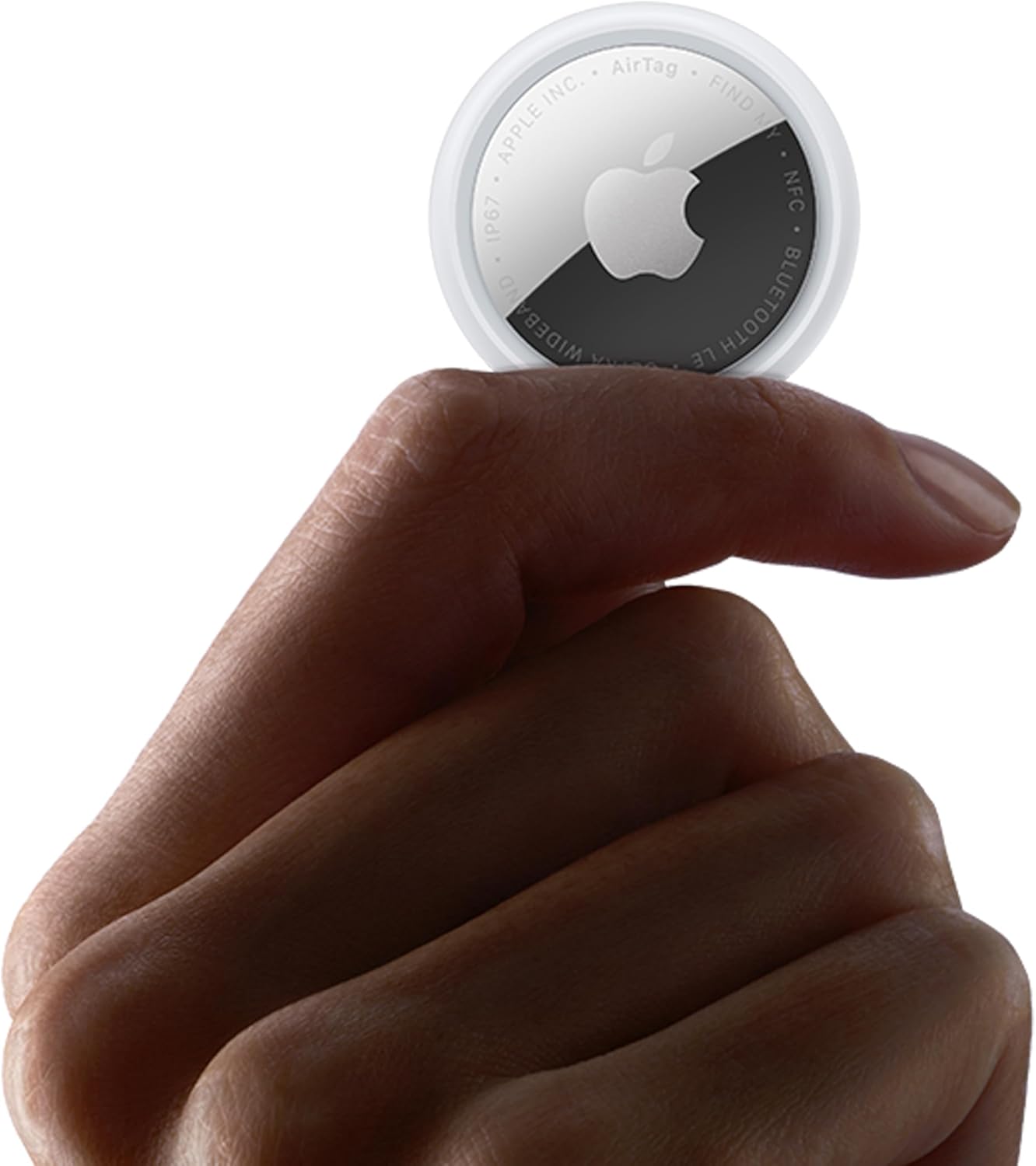 Apple AirTag (2nd Generation): Tracker for Keychain, Wallet, and More; Locator with Sound; Simple One-Tap Setup with iPhone or iPad; Key Finder with up to 1.5X Precision Finding Range